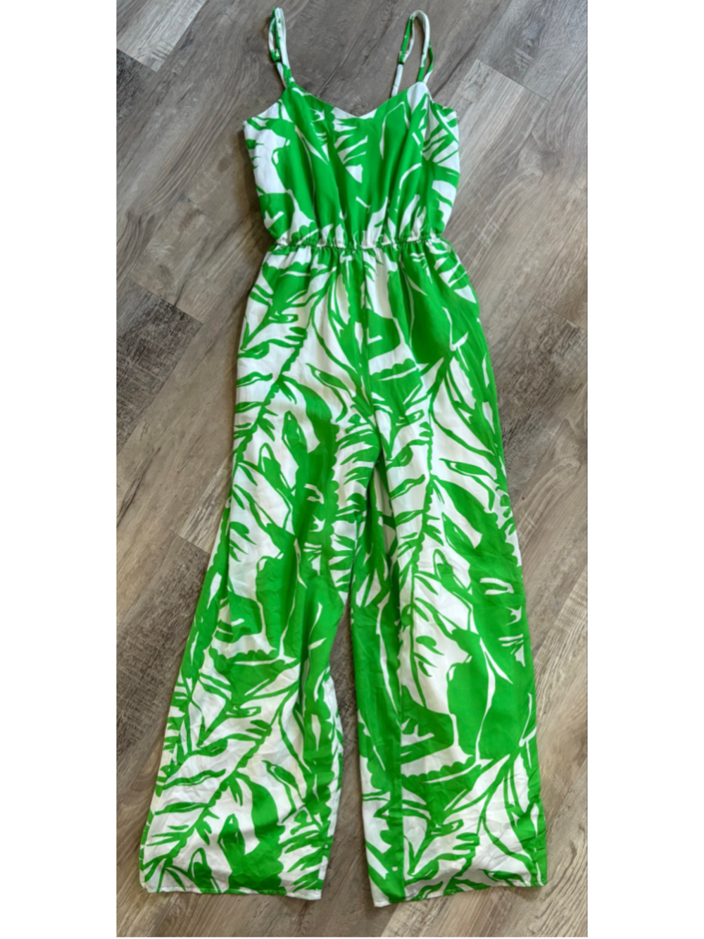 Lilly Pulitzer for Target 20th Anniversary Jumpsuit XS Boom Boom Green Palm Leaf